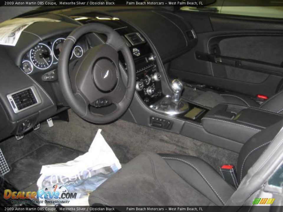 2009 Aston Martin DBS Coupe Meteorite Silver / Obsidian Black Photo #7
