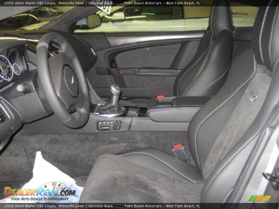 2009 Aston Martin DBS Coupe Meteorite Silver / Obsidian Black Photo #8