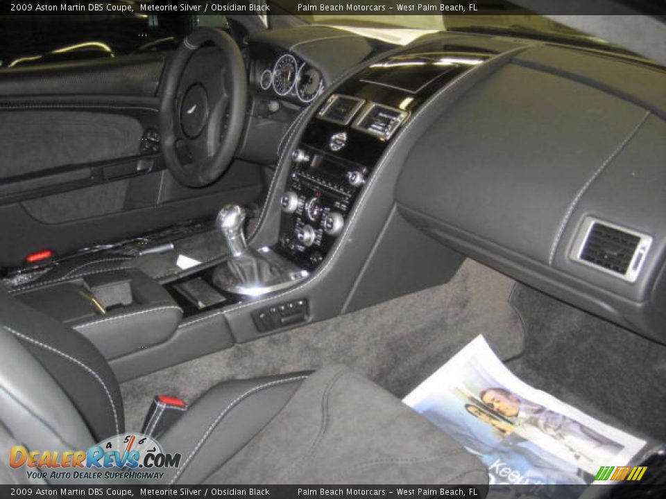 2009 Aston Martin DBS Coupe Meteorite Silver / Obsidian Black Photo #10