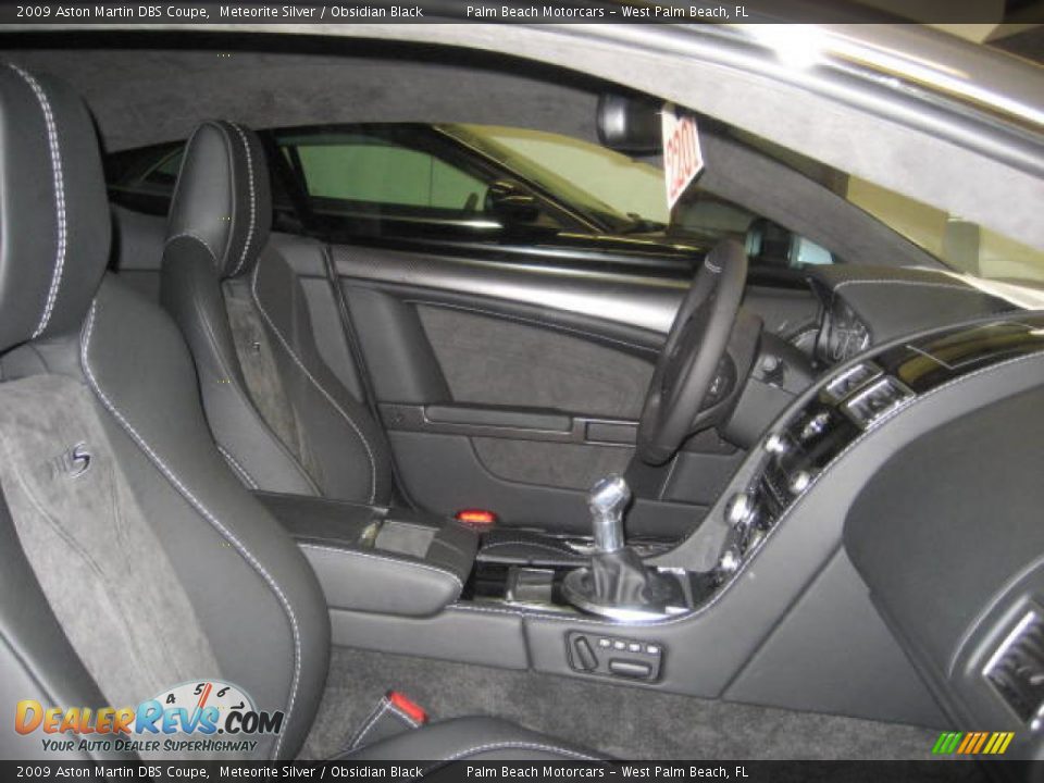 2009 Aston Martin DBS Coupe Meteorite Silver / Obsidian Black Photo #12