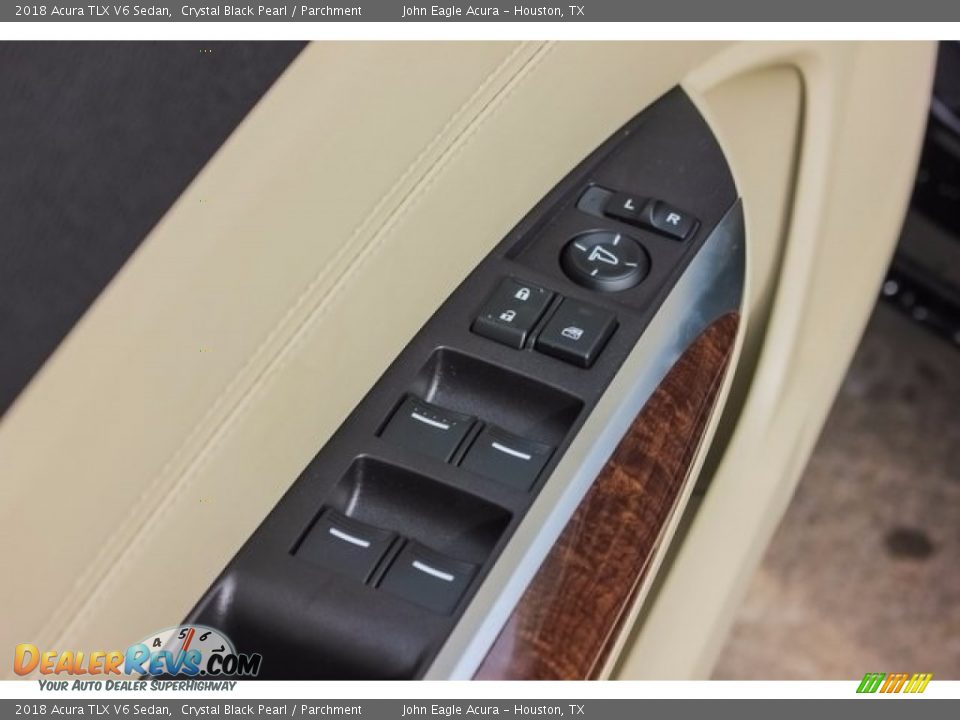 2018 Acura TLX V6 Sedan Crystal Black Pearl / Parchment Photo #13
