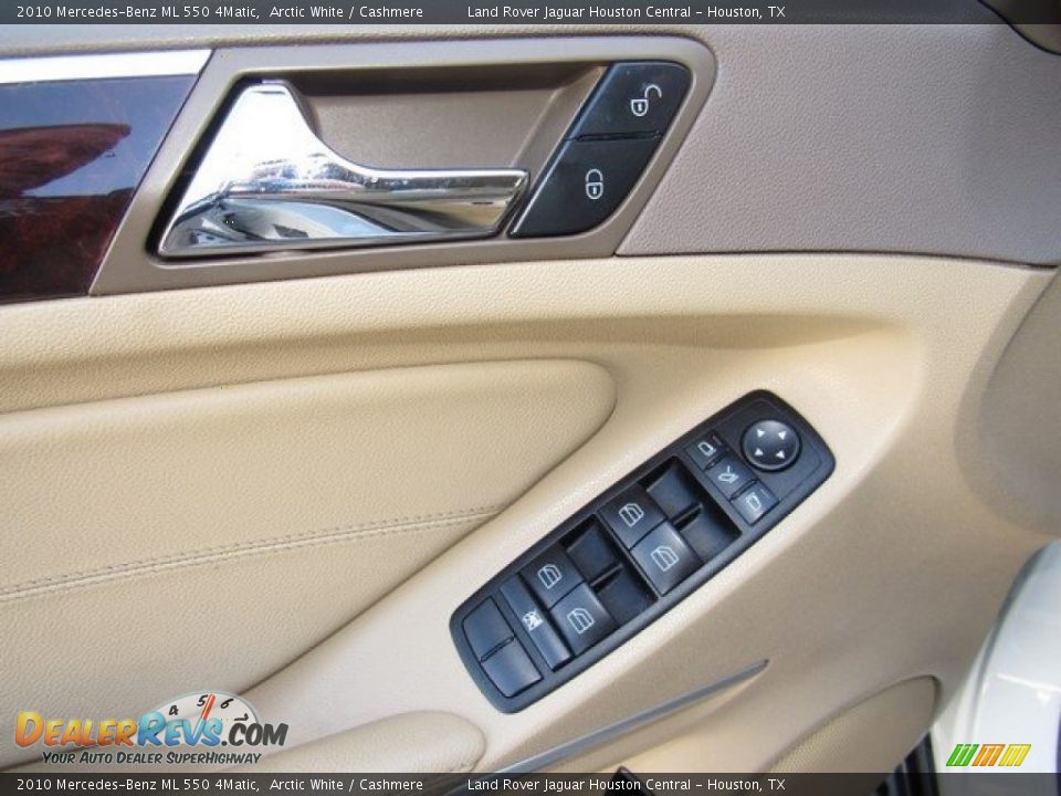 2010 Mercedes-Benz ML 550 4Matic Arctic White / Cashmere Photo #26