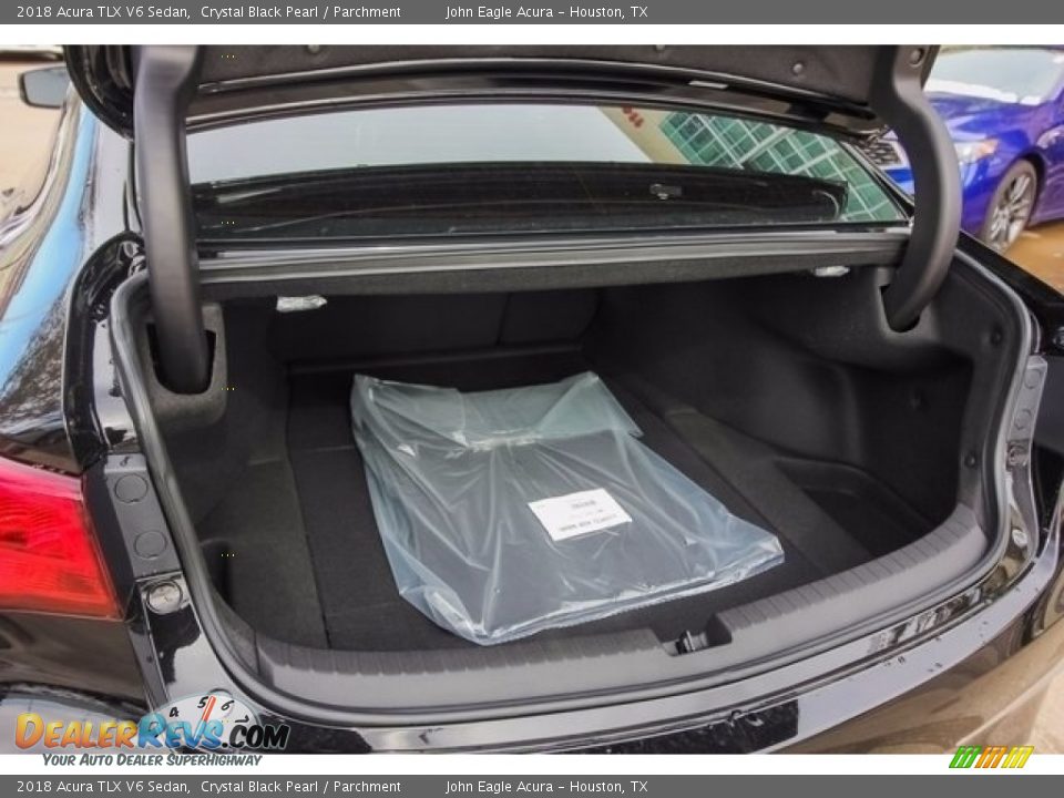 2018 Acura TLX V6 Sedan Crystal Black Pearl / Parchment Photo #19