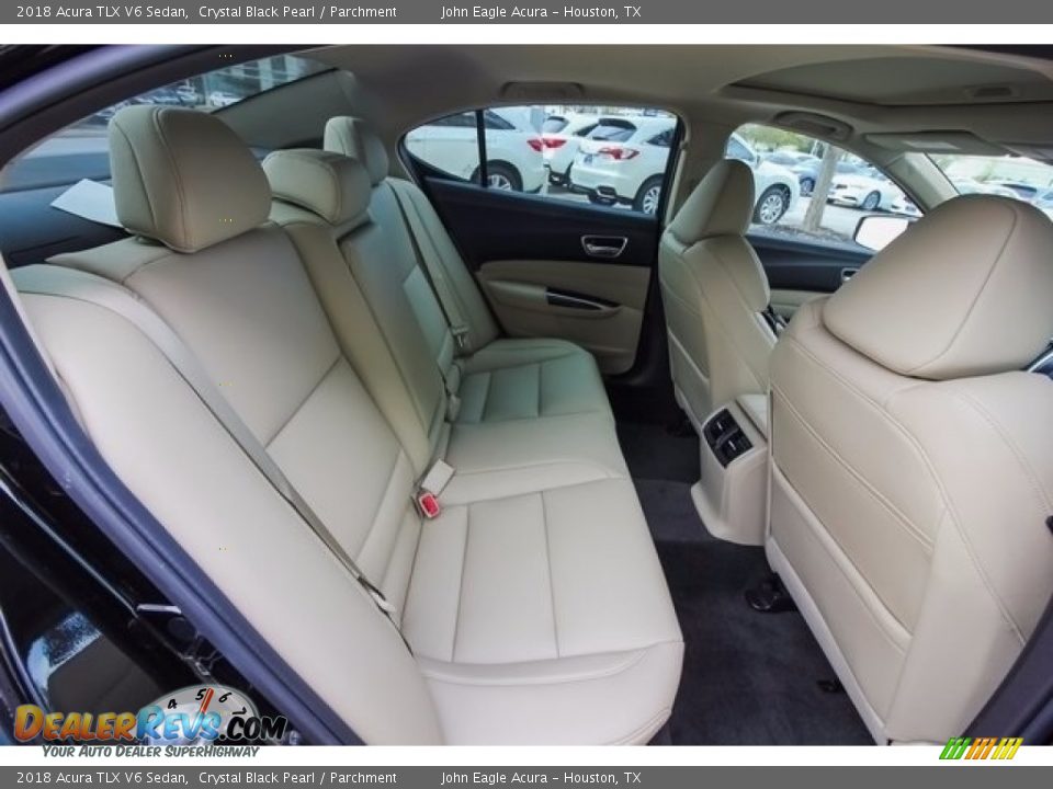 2018 Acura TLX V6 Sedan Crystal Black Pearl / Parchment Photo #21