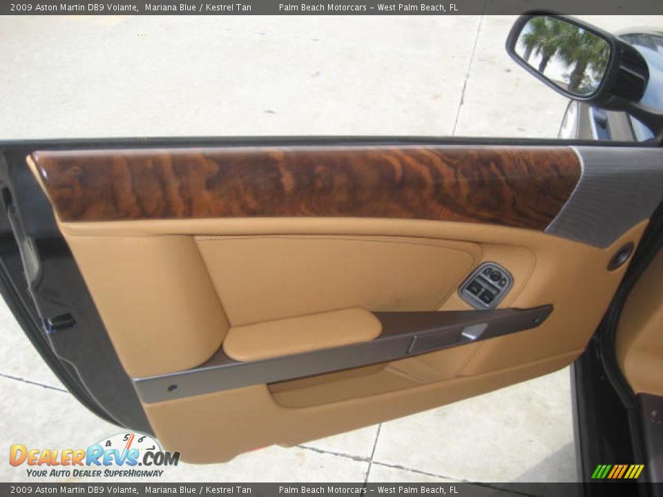 2009 Aston Martin DB9 Volante Mariana Blue / Kestrel Tan Photo #10