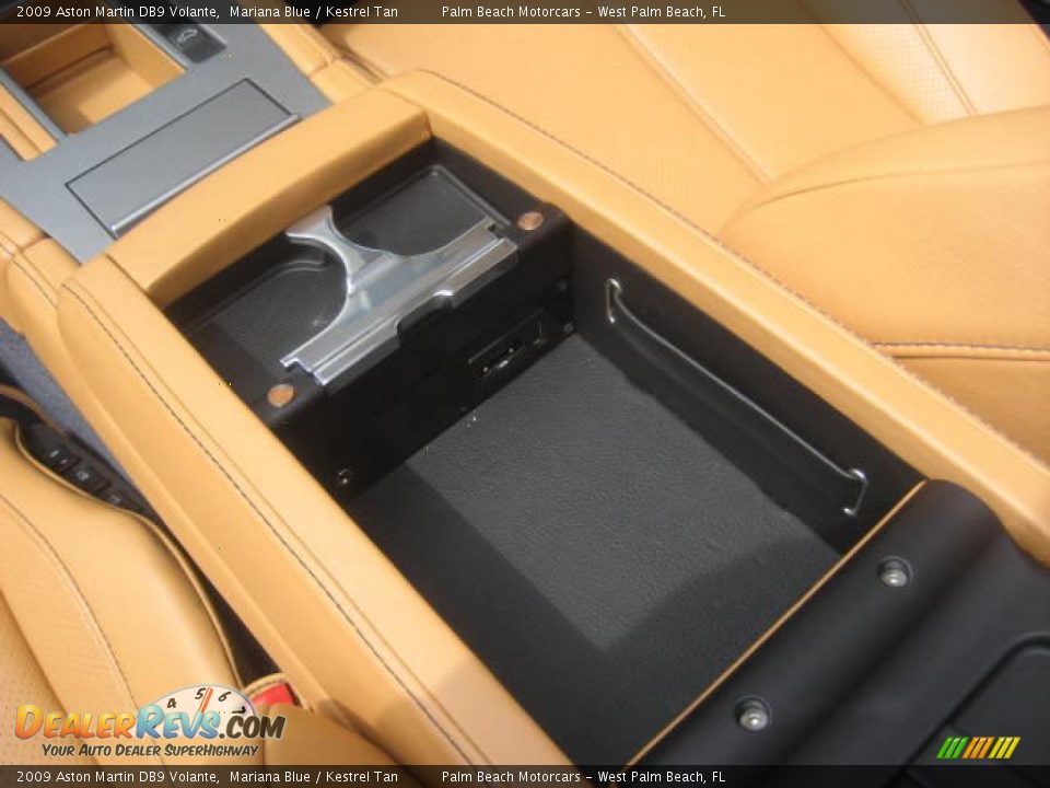 2009 Aston Martin DB9 Volante Mariana Blue / Kestrel Tan Photo #15