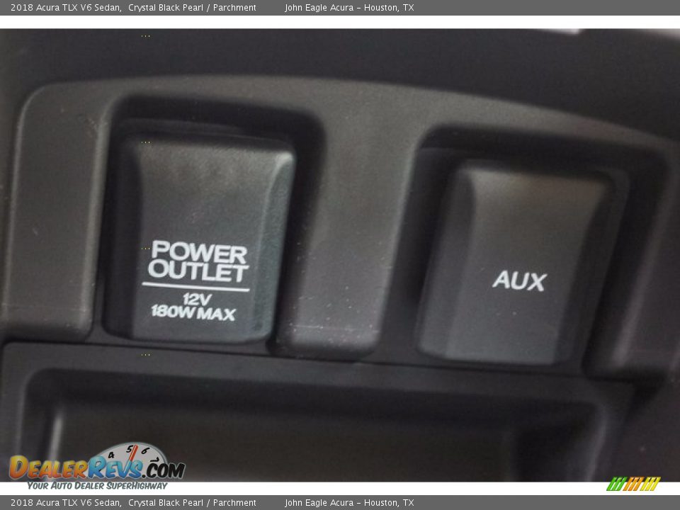 2018 Acura TLX V6 Sedan Crystal Black Pearl / Parchment Photo #36