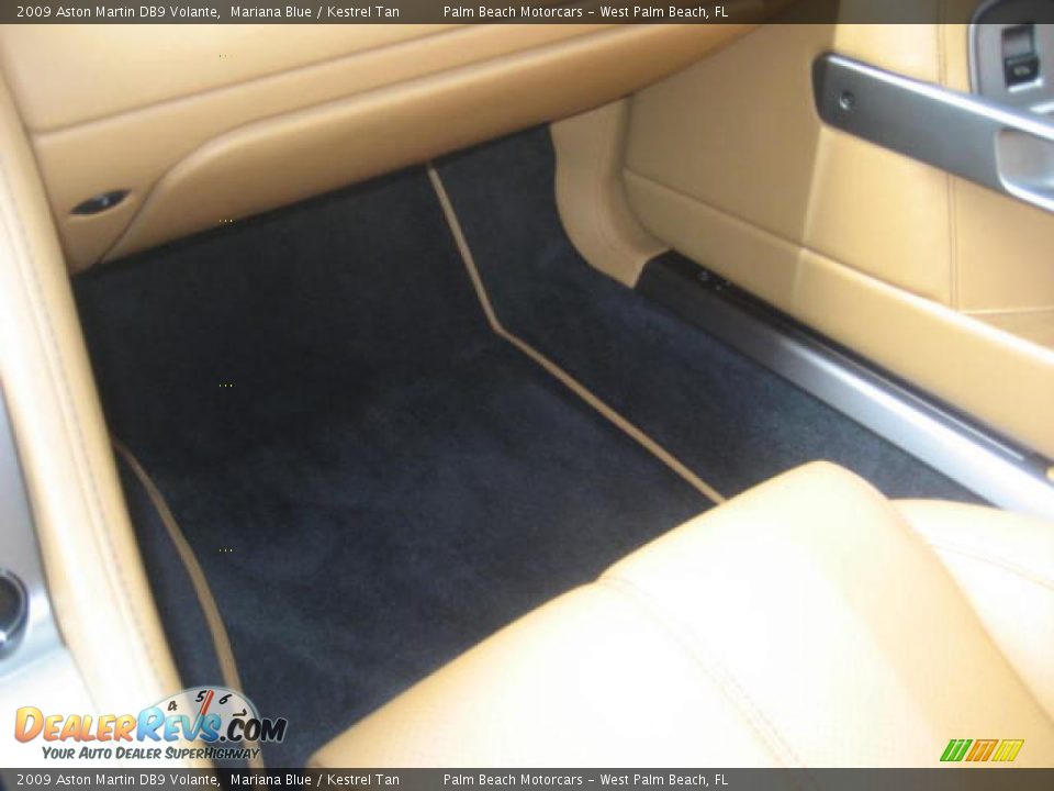 2009 Aston Martin DB9 Volante Mariana Blue / Kestrel Tan Photo #22