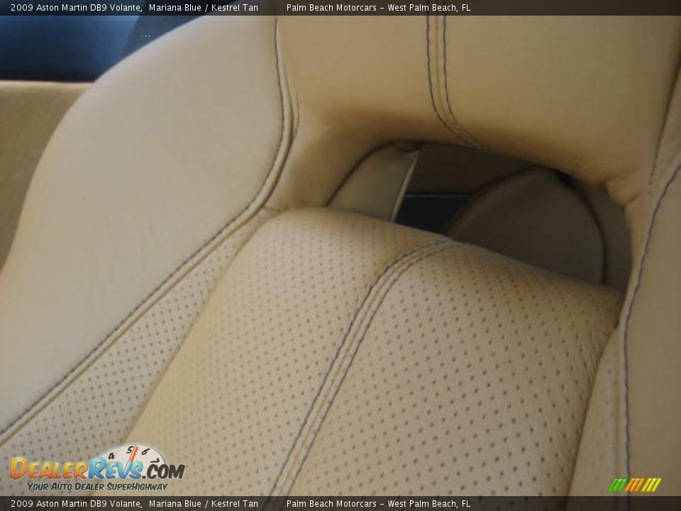2009 Aston Martin DB9 Volante Mariana Blue / Kestrel Tan Photo #23