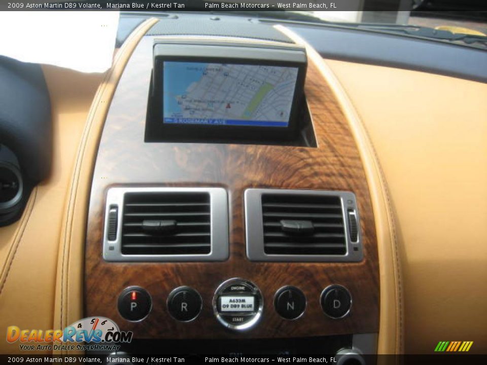 2009 Aston Martin DB9 Volante Mariana Blue / Kestrel Tan Photo #24