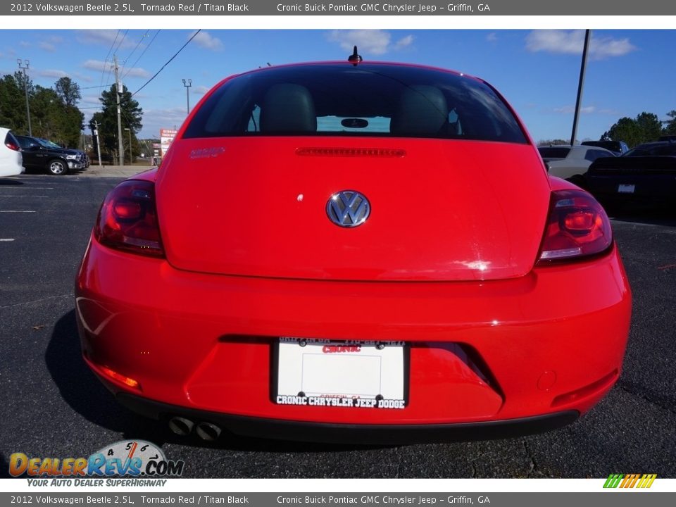 2012 Volkswagen Beetle 2.5L Tornado Red / Titan Black Photo #6