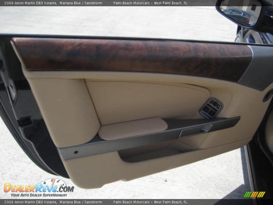 2009 Aston Martin DB9 Volante Mariana Blue / Sandstorm Photo #7