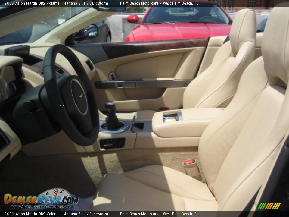2009 Aston Martin DB9 Volante Mariana Blue / Sandstorm Photo #8