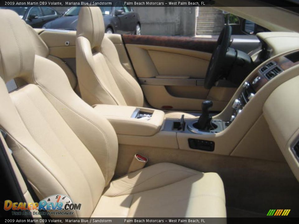 2009 Aston Martin DB9 Volante Mariana Blue / Sandstorm Photo #12