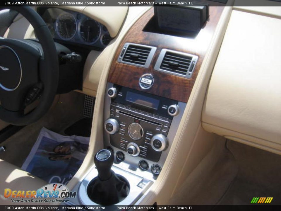 2009 Aston Martin DB9 Volante Mariana Blue / Sandstorm Photo #13
