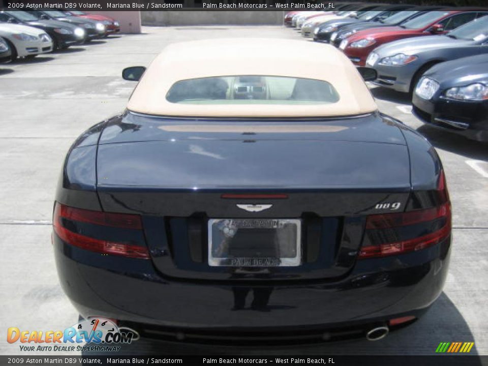 2009 Aston Martin DB9 Volante Mariana Blue / Sandstorm Photo #18