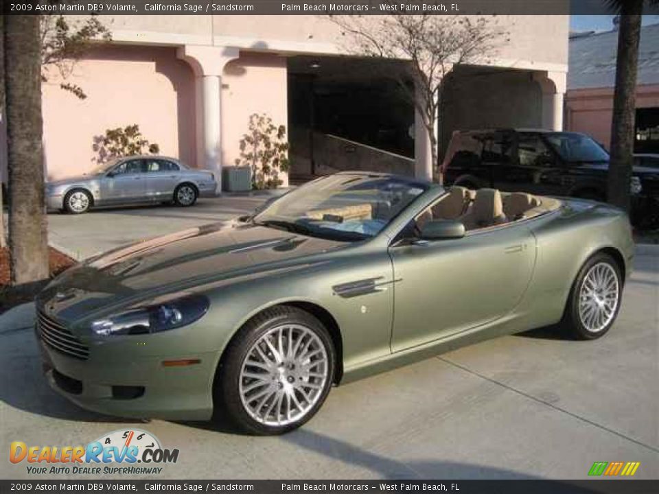 2009 Aston Martin DB9 Volante California Sage / Sandstorm Photo #1