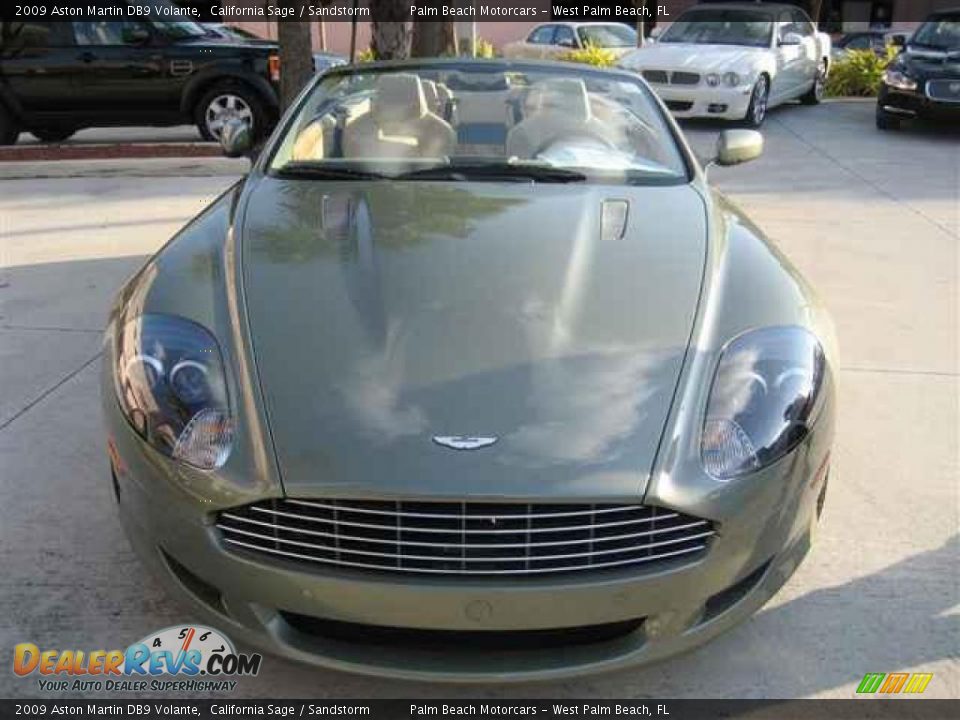 2009 Aston Martin DB9 Volante California Sage / Sandstorm Photo #2