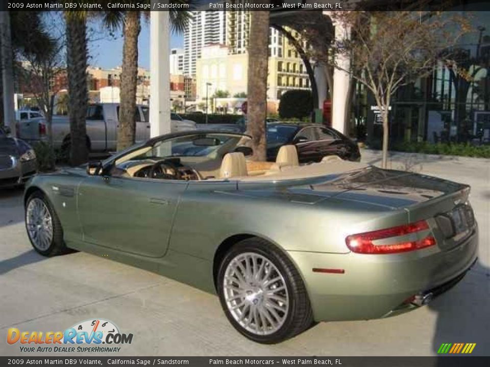 2009 Aston Martin DB9 Volante California Sage / Sandstorm Photo #4