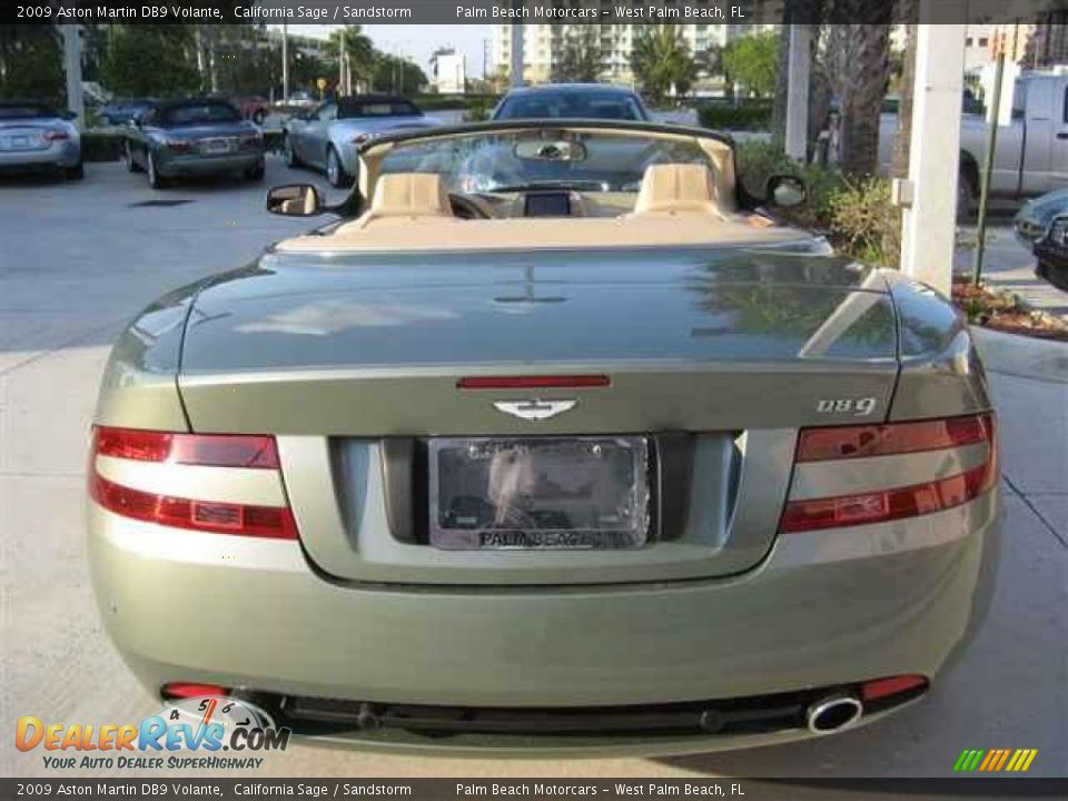 2009 Aston Martin DB9 Volante California Sage / Sandstorm Photo #5