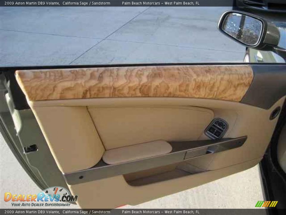 2009 Aston Martin DB9 Volante California Sage / Sandstorm Photo #8