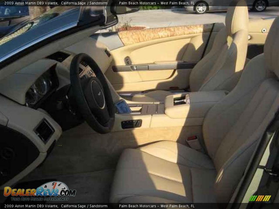2009 Aston Martin DB9 Volante California Sage / Sandstorm Photo #9