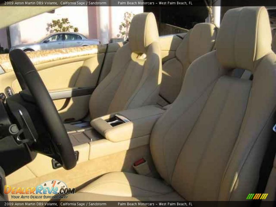 2009 Aston Martin DB9 Volante California Sage / Sandstorm Photo #10