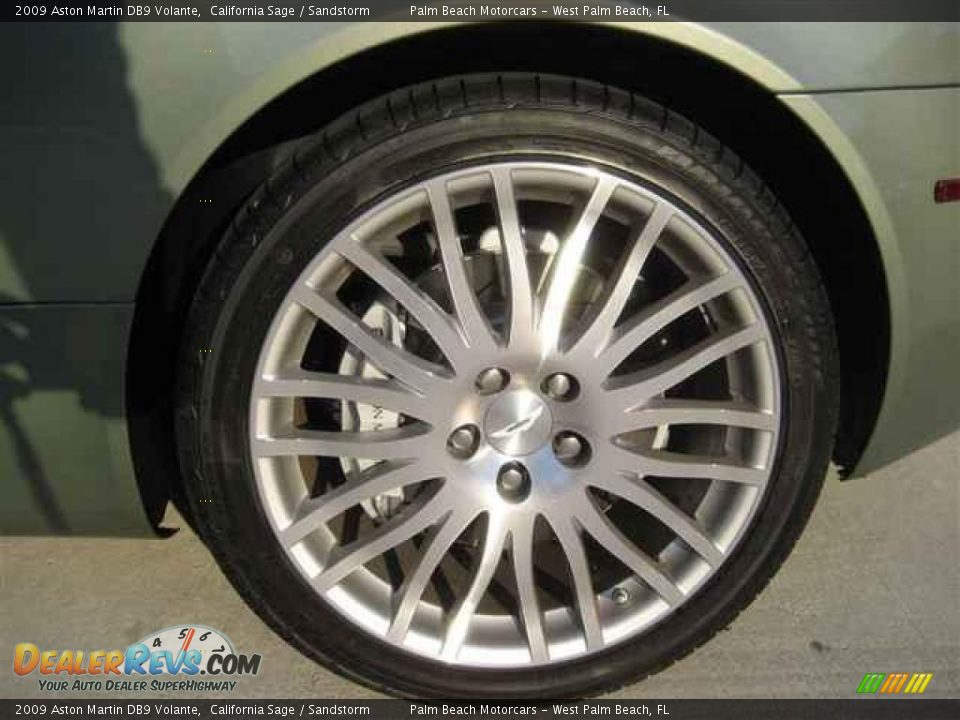 2009 Aston Martin DB9 Volante California Sage / Sandstorm Photo #12