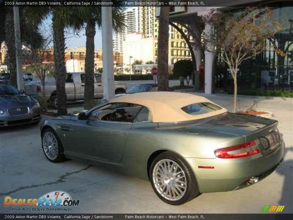 2009 Aston Martin DB9 Volante California Sage / Sandstorm Photo #14