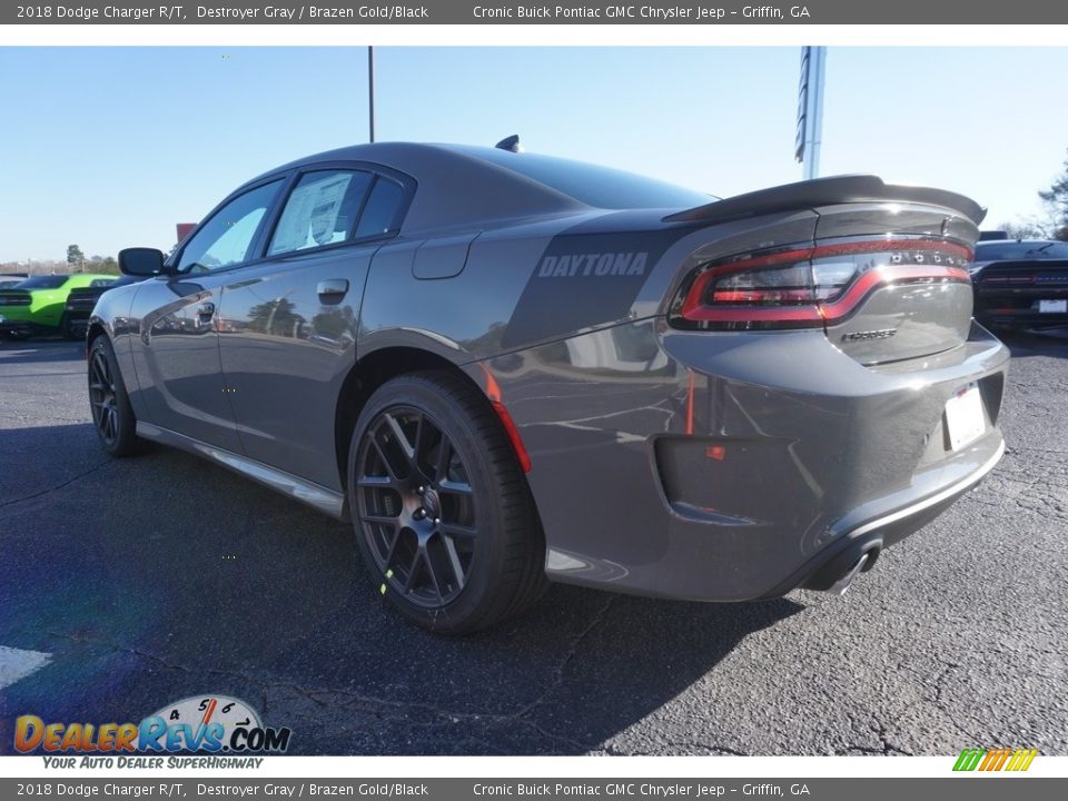 2018 Dodge Charger R/T Destroyer Gray / Brazen Gold/Black Photo #5