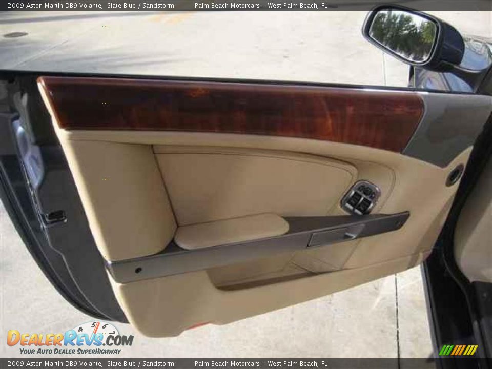 2009 Aston Martin DB9 Volante Slate Blue / Sandstorm Photo #8