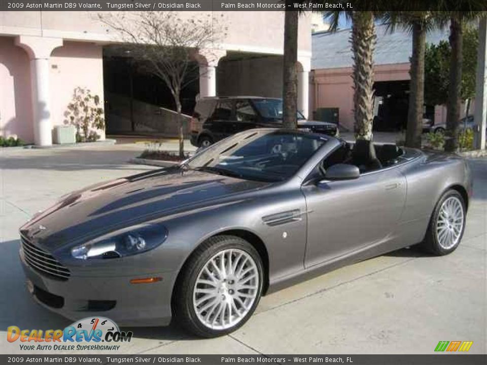2009 Aston Martin DB9 Volante Tungsten Silver / Obsidian Black Photo #1