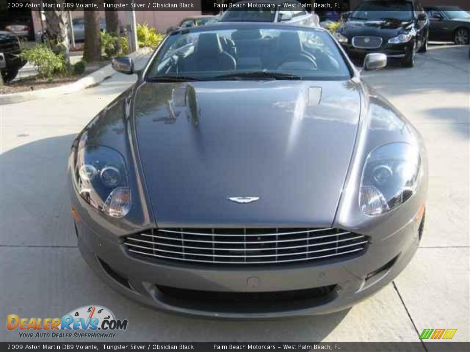 2009 Aston Martin DB9 Volante Tungsten Silver / Obsidian Black Photo #2