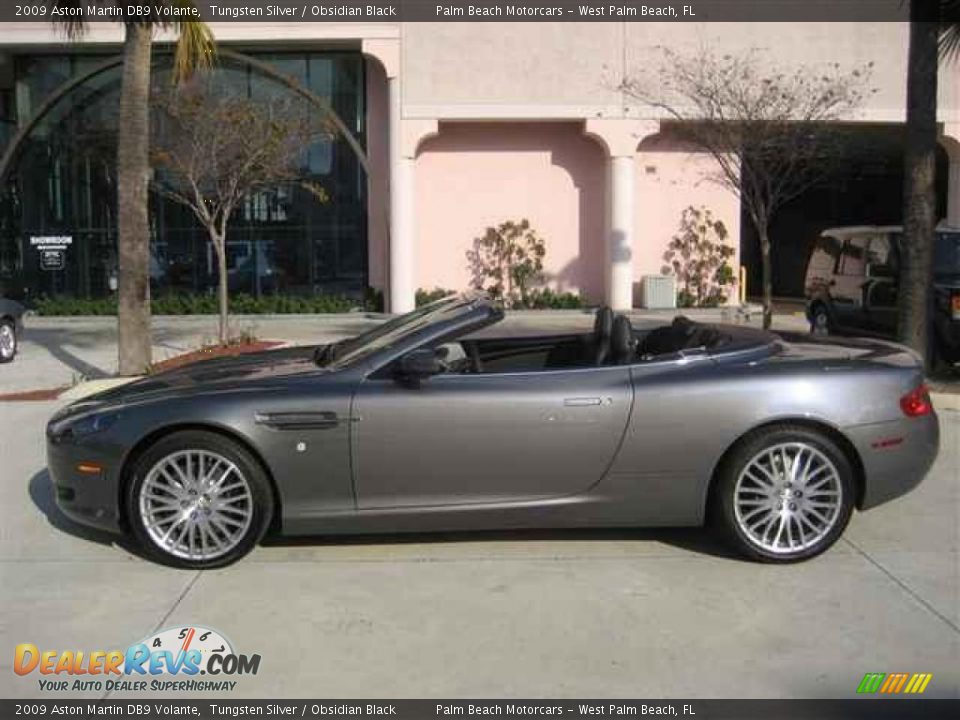 2009 Aston Martin DB9 Volante Tungsten Silver / Obsidian Black Photo #3