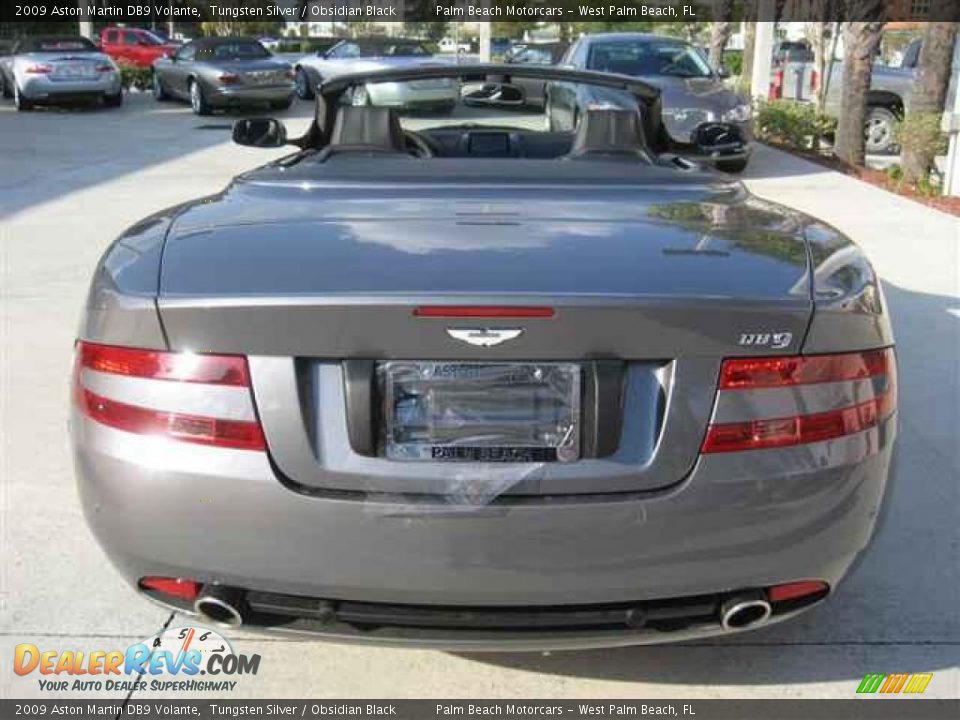 2009 Aston Martin DB9 Volante Tungsten Silver / Obsidian Black Photo #5