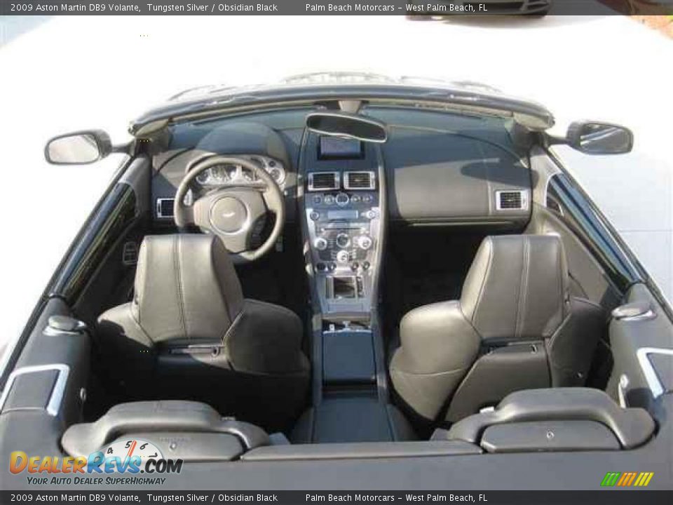 2009 Aston Martin DB9 Volante Tungsten Silver / Obsidian Black Photo #6