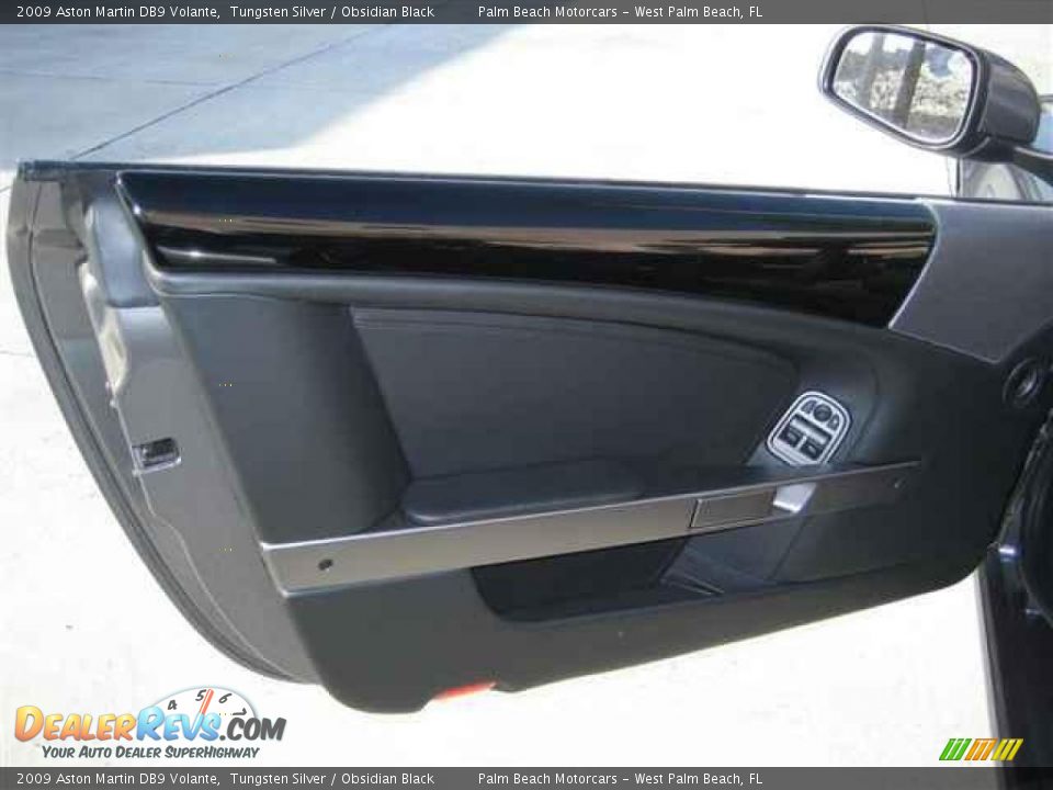 2009 Aston Martin DB9 Volante Tungsten Silver / Obsidian Black Photo #8
