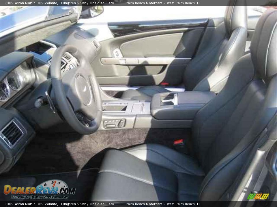 2009 Aston Martin DB9 Volante Tungsten Silver / Obsidian Black Photo #9
