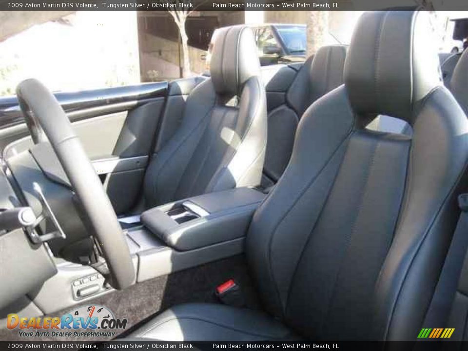 2009 Aston Martin DB9 Volante Tungsten Silver / Obsidian Black Photo #10