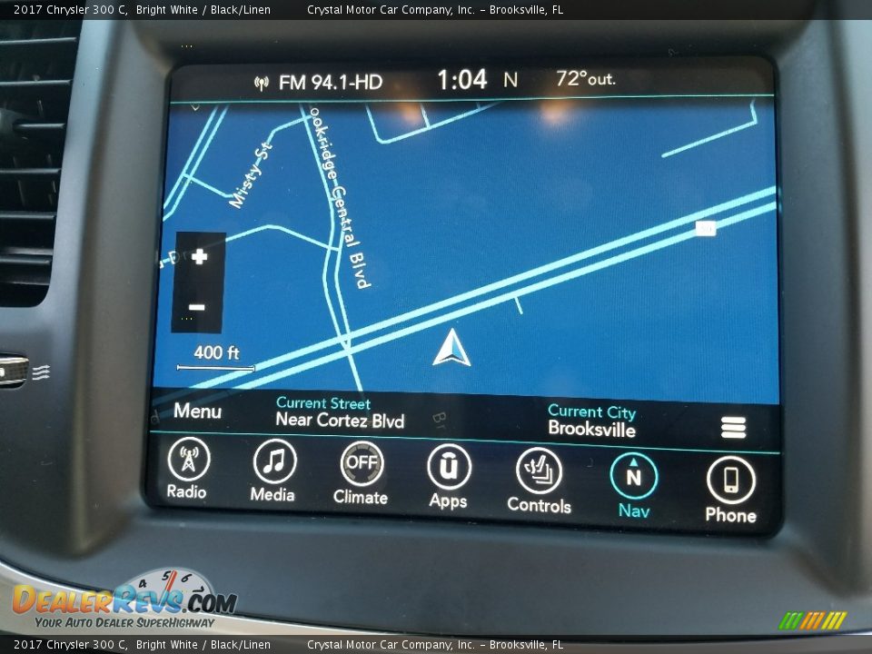 Navigation of 2017 Chrysler 300 C Photo #15