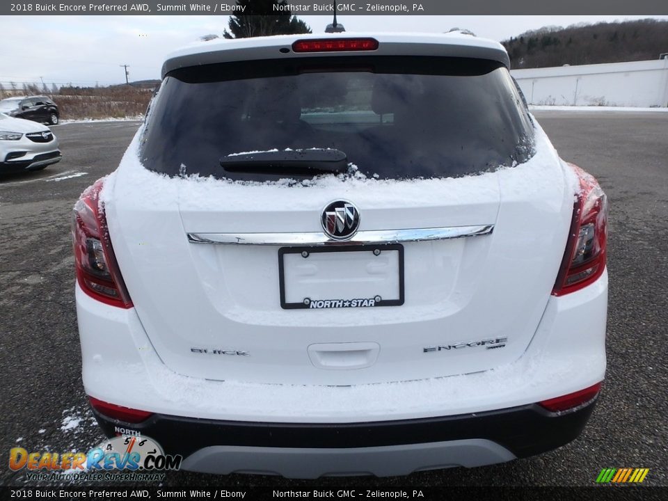 2018 Buick Encore Preferred AWD Summit White / Ebony Photo #6