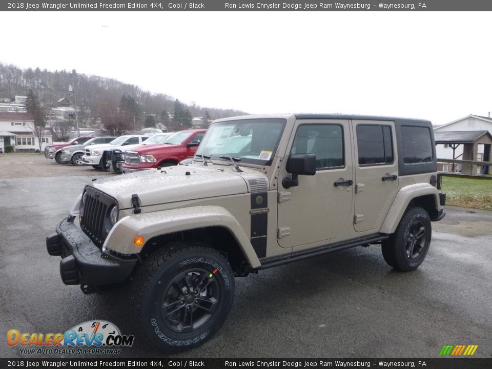 Front 3/4 View of 2018 Jeep Wrangler Unlimited Freedom Edition 4X4 Photo #1