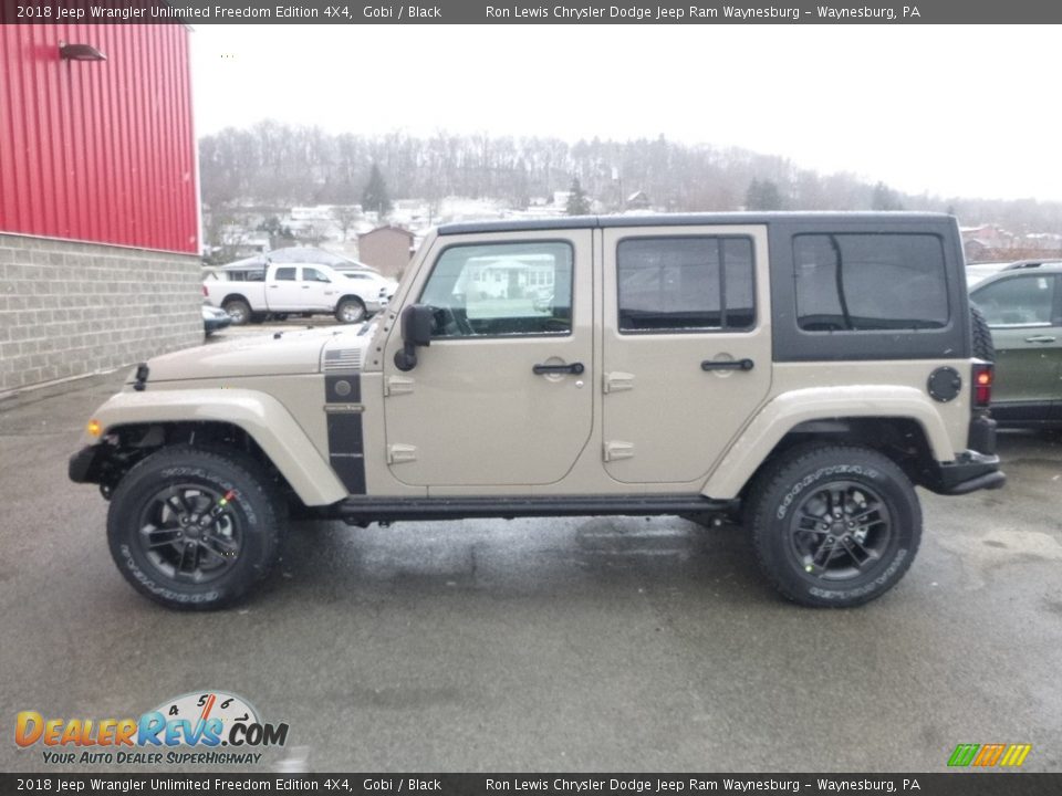 2018 Jeep Wrangler Unlimited Freedom Edition 4X4 Gobi / Black Photo #2