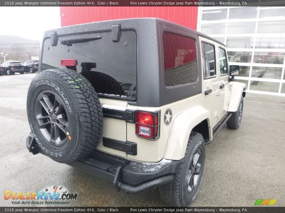 2018 Jeep Wrangler Unlimited Freedom Edition 4X4 Gobi / Black Photo #5