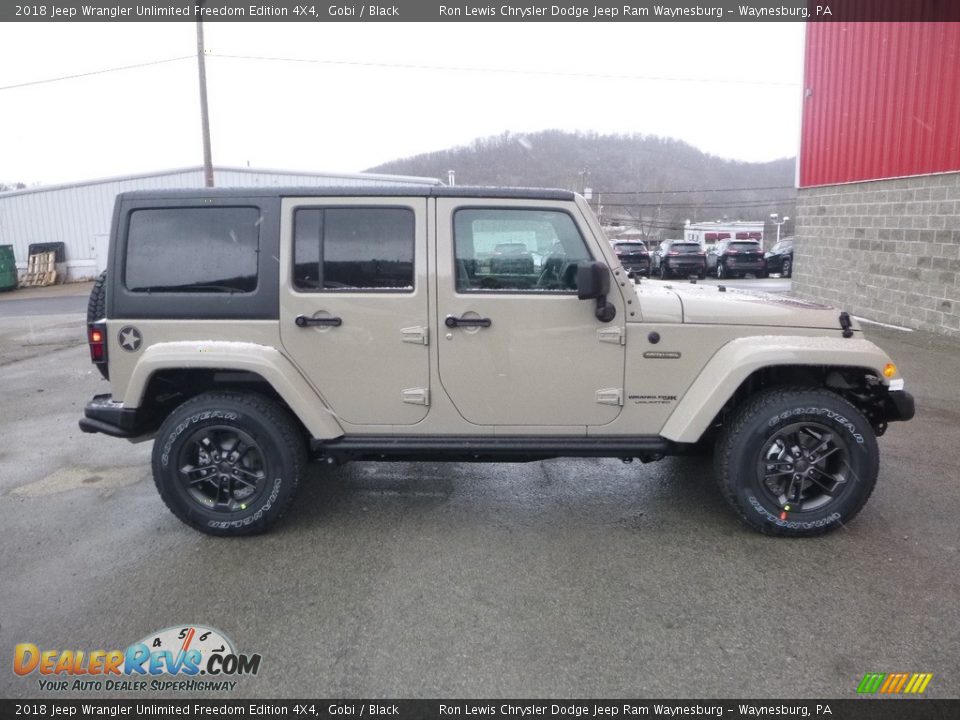 2018 Jeep Wrangler Unlimited Freedom Edition 4X4 Gobi / Black Photo #6