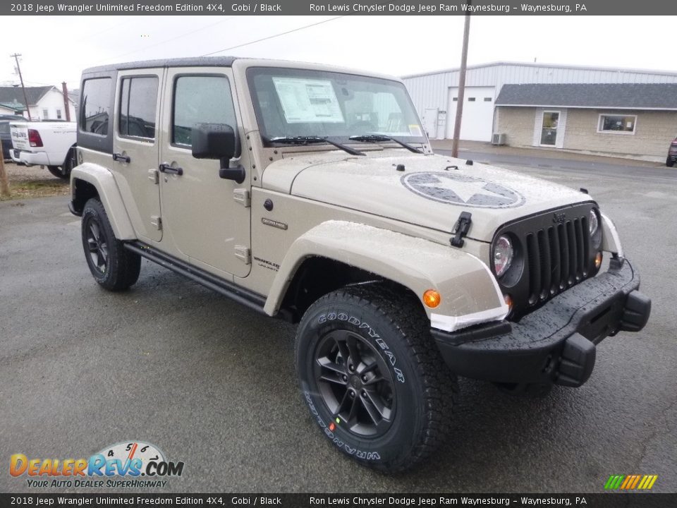 2018 Jeep Wrangler Unlimited Freedom Edition 4X4 Gobi / Black Photo #7