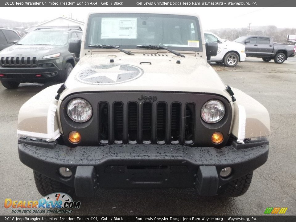 2018 Jeep Wrangler Unlimited Freedom Edition 4X4 Gobi / Black Photo #8