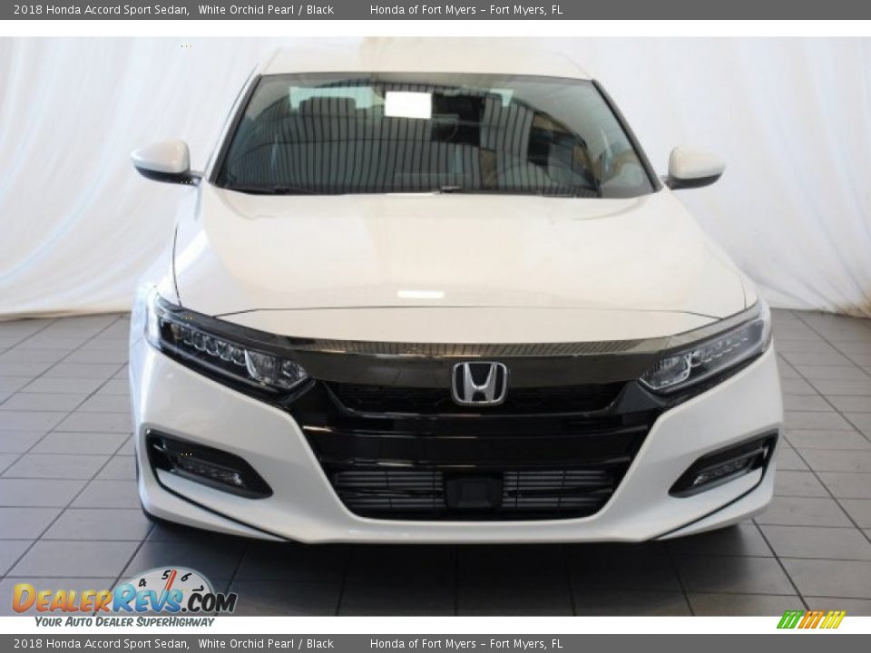 2018 Honda Accord Sport Sedan White Orchid Pearl / Black Photo #4