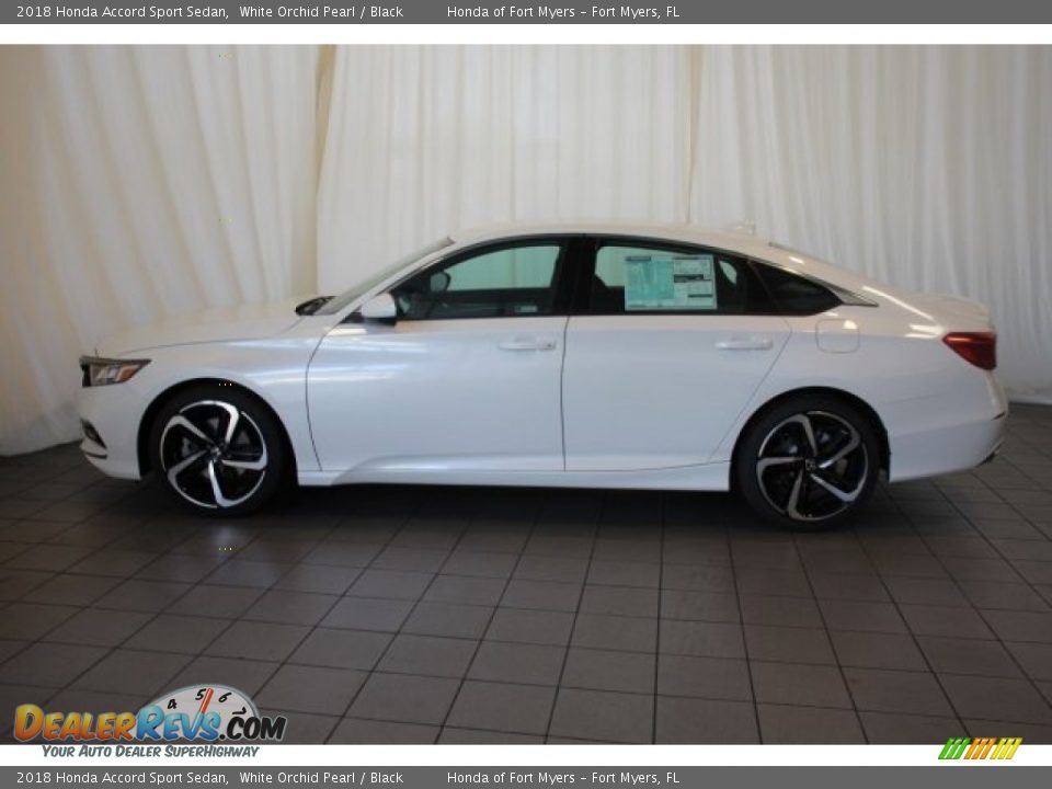 2018 Honda Accord Sport Sedan White Orchid Pearl / Black Photo #5