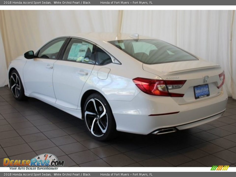 2018 Honda Accord Sport Sedan White Orchid Pearl / Black Photo #6